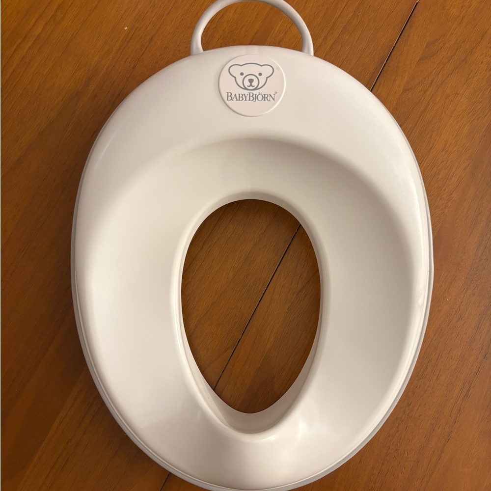 BabyBjorn Toilet Training Seat - White/Gray